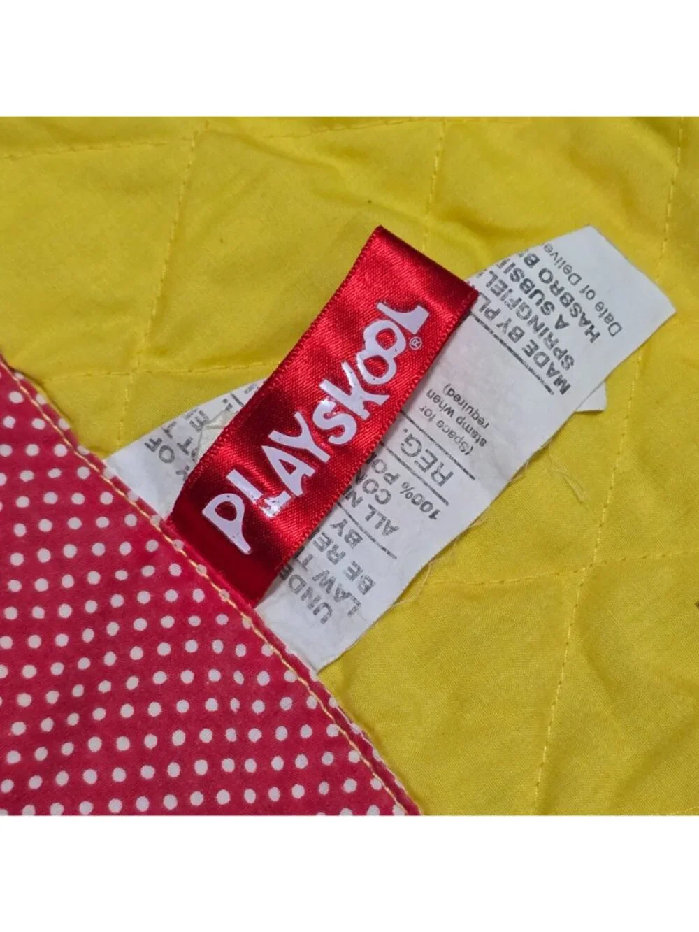 VTG Playskool Interactive Baby Play Mat Tummy Time Activity Patchwork Quilt